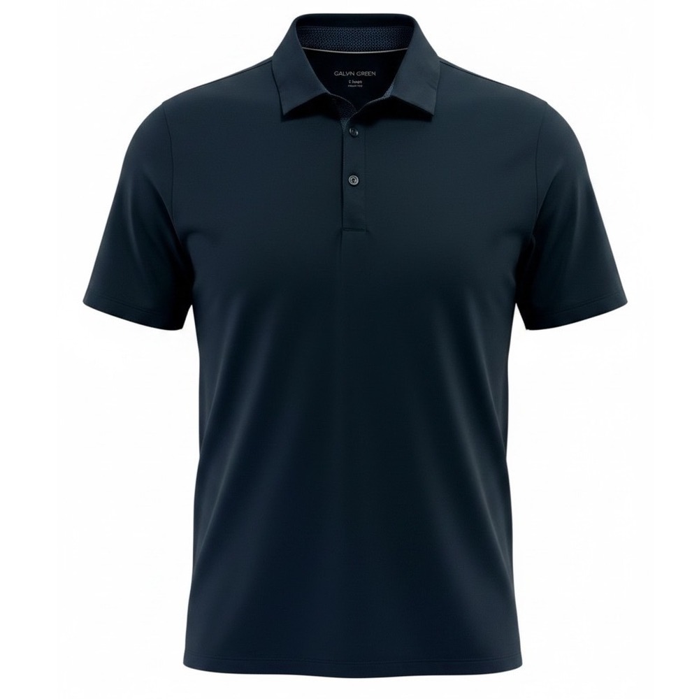 Galvin Green Mens XL Navy Blue  Golf Polo Shirt Bain Capital Logo (T9)